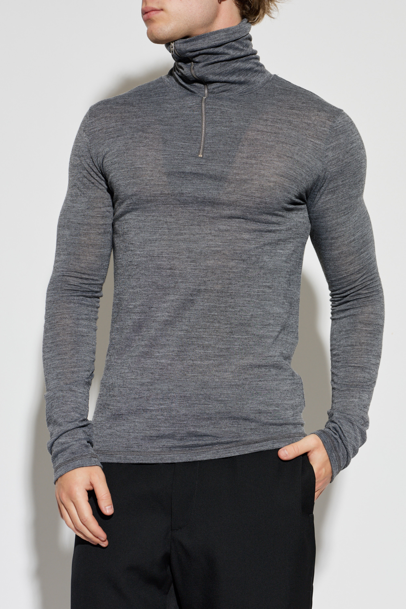 JIL SANDER Sweater with a zip collar | Men's | Vitkac